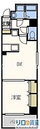 セントロイヤルクラブ新大阪 1LDKの間取図画像