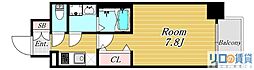 プレサンス新大阪ザデイズ 1Kの間取図画像