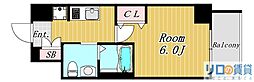 エステムコート新大阪8レヴォリス 1Kの間取図画像