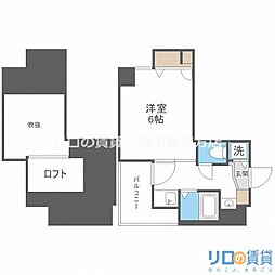 エステムコート新大阪3ステーションプラザ 1Kの間取図画像