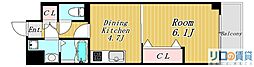 Credence新大阪 1DKの間取図画像