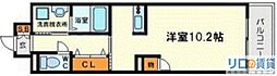 プレサンス新大阪ステーションフロント 1Kの間取図画像