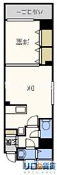 セントロイヤルクラブ新大阪 1LDKの間取図画像