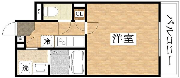 PrimaveraIII 102｜大阪府大阪市平野区加美北6丁目(賃貸アパート1K・1階・25.55㎡)の写真 その2