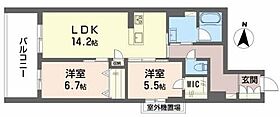 ＳｈａＭａｉｓｏｎ Ｅａｇｌｅｔ　（シャーメゾンイーグレット 205 ｜ 大阪府大阪市東住吉区西今川2丁目（賃貸マンション2LDK・2階・66.76㎡） その2