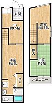 西今川1貸家 1 ｜ 大阪府大阪市東住吉区西今川1丁目（賃貸一戸建3DK・1階・50.00㎡） その2