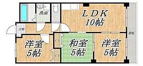 グリーンハイツ平野白鷺 406 ｜ 大阪府大阪市平野区西脇3丁目（賃貸マンション3LDK・4階・53.30㎡） その2