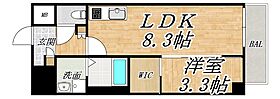 （仮称）喜連瓜破2PJ 601 ｜ 大阪府大阪市平野区瓜破1丁目（賃貸マンション1LDK・6階・31.82㎡） その2