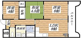 プランドールむつみ 1005 ｜ 大阪府大阪市平野区喜連7丁目（賃貸マンション3LDK・10階・53.00㎡） その2