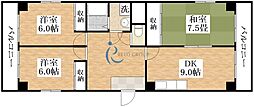 宝樹レジデンス 3LDKの間取図画像