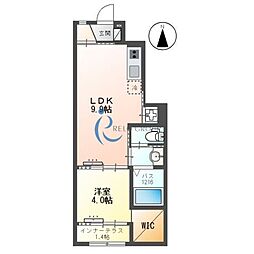 アイリス Iris 1LDKの間取図画像