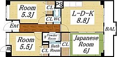 物件の間取り