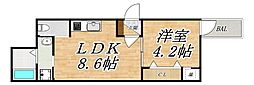 FaseciaSchedar 1LDKの間取図画像