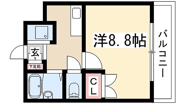 セルシオン池下 ｜愛知県名古屋市千種区池下1丁目(賃貸マンション1K・3階・24.12㎡)の写真 その2