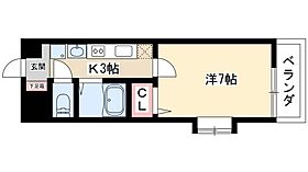 BASIC2000  ｜ 愛知県名古屋市中村区上米野町2丁目16（賃貸マンション1K・4階・24.08㎡） その2