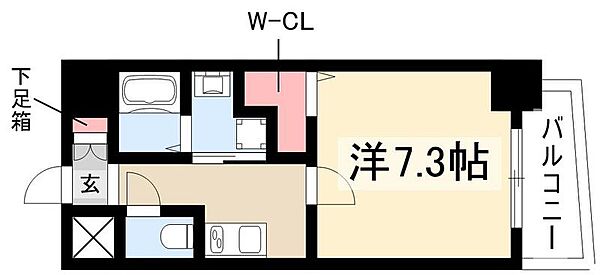 S-RESIDENCE今池駅前 ｜愛知県名古屋市千種区内山3丁目(賃貸マンション1K・5階・27.08㎡)の写真 その2