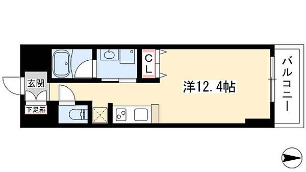 御幸レジデンス丸の内 ｜愛知県名古屋市中区丸の内3丁目(賃貸マンション1R・9階・31.68㎡)の写真 その2