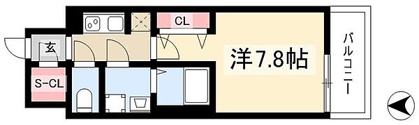 プライマル名古屋今池 ｜愛知県名古屋市千種区今池4丁目(賃貸マンション1K・7階・25.29㎡)の写真 その2