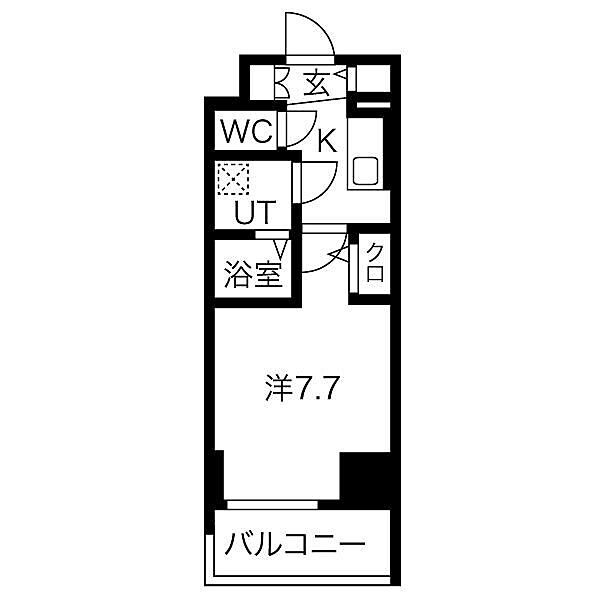 エスリード大須アヴェニュー ｜愛知県名古屋市中区松原2丁目(賃貸マンション1K・10階・25.08㎡)の写真 その2