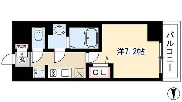 プレサンス久屋大通公園セラフィ ｜愛知県名古屋市中区千代田1丁目(賃貸マンション1K・13階・24.19㎡)の写真 その2