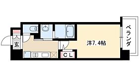 リバーコート砂田橋I  ｜ 愛知県名古屋市東区大幸4丁目22-16（賃貸マンション1K・7階・24.87㎡） その2