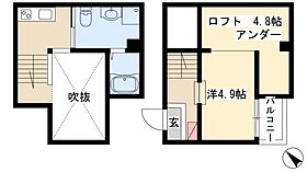 サンエイブリッジ　II  ｜ 愛知県名古屋市西区枇杷島5丁目9-18（賃貸アパート1K・1階・22.33㎡） その2