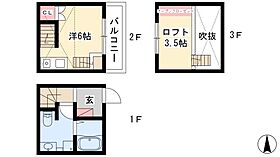 BROWNS  ｜ 愛知県名古屋市港区津金2丁目9-4-2（賃貸アパート1K・1階・27.43㎡） その2