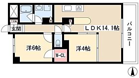 La　Douceur山王  ｜ 愛知県名古屋市中川区山王1丁目2-29（賃貸マンション2LDK・5階・53.79㎡） その2