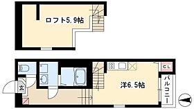 Flourish　club  ｜ 愛知県名古屋市中川区八剱町2丁目74-3（賃貸アパート1R・2階・21.37㎡） その2