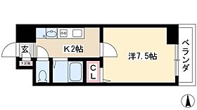 セントラルハイツ明野  ｜ 愛知県名古屋市熱田区明野町17-2（賃貸マンション1K・8階・24.22㎡） その2