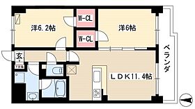 NDO  ｜ 愛知県名古屋市中村区稲葉地本通3丁目13（賃貸マンション2LDK・4階・53.23㎡） その2