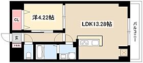 GRANDUKE古出来  ｜ 愛知県名古屋市東区古出来1丁目4-10（賃貸マンション1LDK・12階・41.86㎡） その2