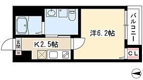 ペトリコール砂田  ｜ 愛知県名古屋市中村区砂田町2丁目33-2（賃貸アパート1K・2階・22.29㎡） その2