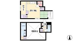 RadIAnce庄内通 2階ワンルームの間取り
