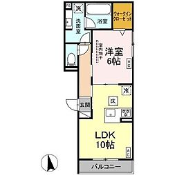間取図画像 1LDK