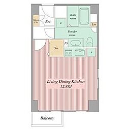 間取図画像 ワンルーム