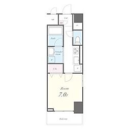 ラ・プレス新栄 1Kの間取図画像