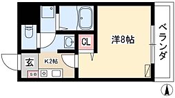 SKHouse 1Kの間取図画像