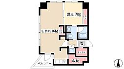 YZmahoroba 1LDKの間取図画像