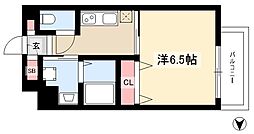S-RESIDENCESENGENCHO 1Kの間取図画像