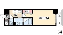 エルスタンザ千代田 1Kの間取図画像