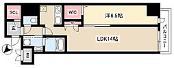 グランアビタシオンノリタケ 1LDKの間取図画像