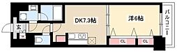 アロームドゥジョア 1DKの間取図画像