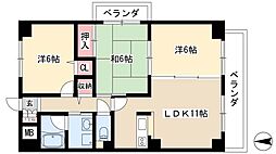 エトワール千代田 3LDKの間取図画像