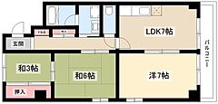 物件の間取り