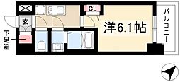 アドバンス名古屋シュテルン 1Kの間取図画像