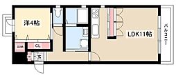 ChariotGrande 1LDKの間取図画像