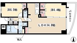さくらヒルズフジミ 2LDKの間取図画像