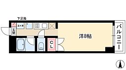 ヴァンヴェール名古屋 ワンルームの間取図画像