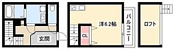 コンフォート本陣 ワンルームの間取図画像